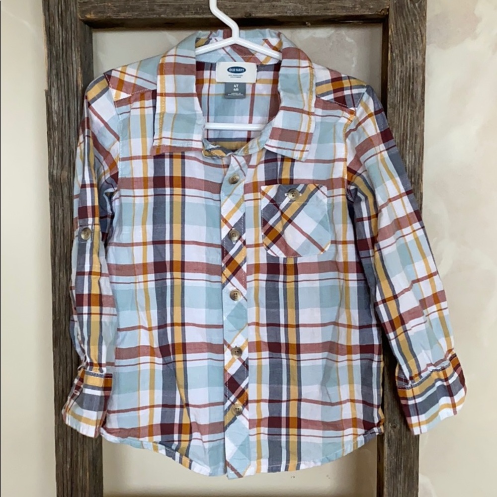 Boys Plaid button down